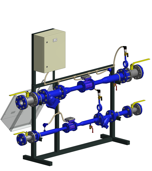 Шкаф для узла учета воды